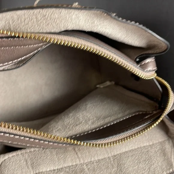 Andrew Marc New York shimmer gold mini backpack - Picture 6 of 7